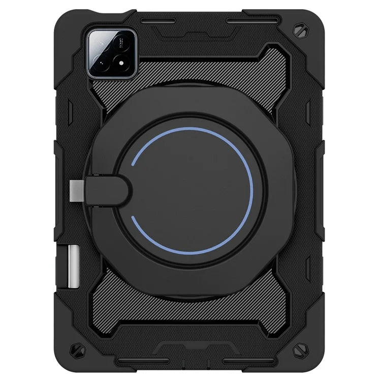 For Xiaomi Pad 6S Pro 12.4 Anti-drop Tablet Case PC+Silicone Cover with Kickstand