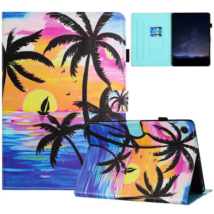 For Samsung Galaxy Tab A9 Wholesale Tablet Stand Cover PU Leather Shell Pattern Case with Card Slots