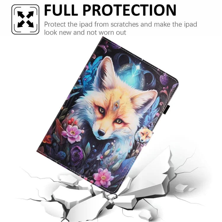 For Samsung Galaxy Tab A9 Wholesale Tablet Stand Cover PU Leather Shell Pattern Case with Card Slots