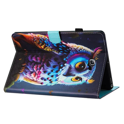 For Samsung Galaxy Tab A 10.1 (2016) T580 Folio Flip Leather Case Tablet Cover with Card Slots