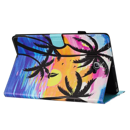For Samsung Galaxy Tab A 10.1 (2016) T580 Folio Flip Leather Case Tablet Cover with Card Slots