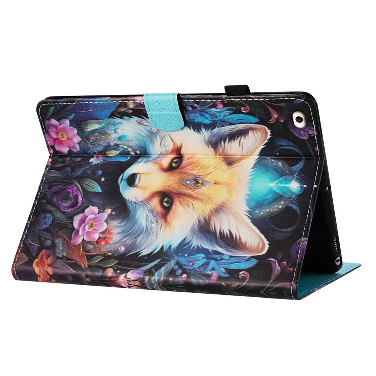 For iPad 9.7 (2017) / (2018) Leather Case Card Holder Tablet Cover