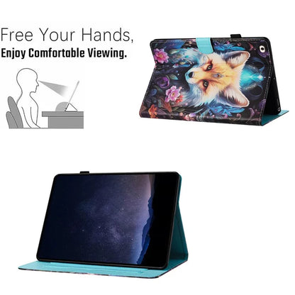 For iPad 9.7 (2017) / (2018) Leather Case Card Holder Tablet Cover
