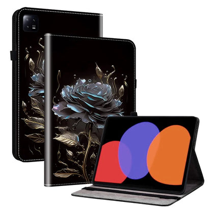 For Xiaomi Pad 6 / Pad 6 Pro Case Pattern Printing Leather Stand Tablet Cover with Card Slots