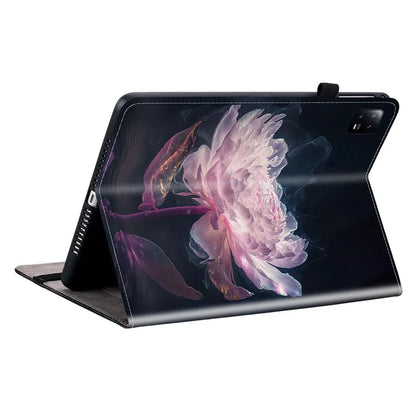 For Xiaomi Pad 6 / Pad 6 Pro Case Pattern Printing Leather Stand Tablet Cover with Card Slots