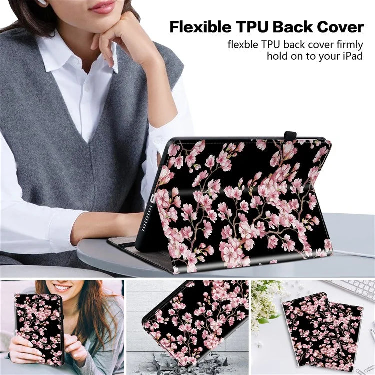 Stand Case for Xiaomi Redmi Pad SE Pattern Print Leather Tablet Cover