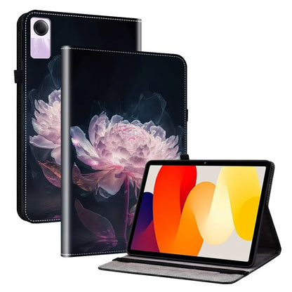 Stand Case for Xiaomi Redmi Pad SE Pattern Print Leather Tablet Cover