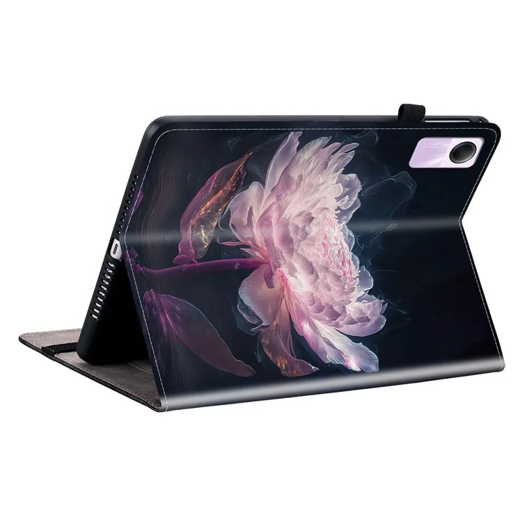 Stand Case for Xiaomi Redmi Pad SE Pattern Print Leather Tablet Cover
