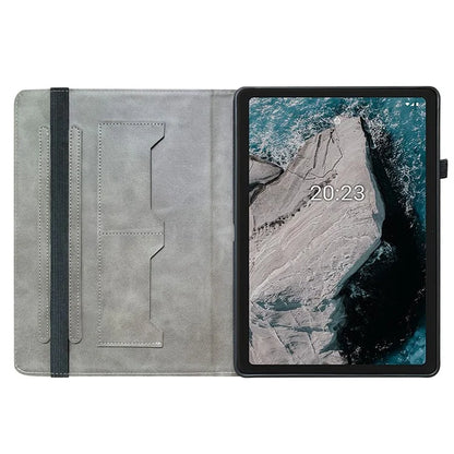 For Nokia T20 Case Pattern PU Leather Flip Tablet Cover with Stand Function Card Slots