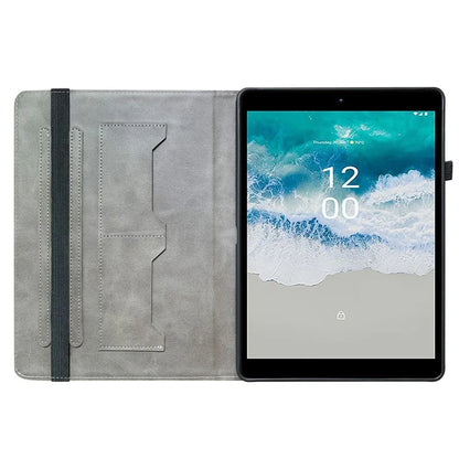 For Nokia T10 Stand Case PU Leather Pattern Printed Tablet Case