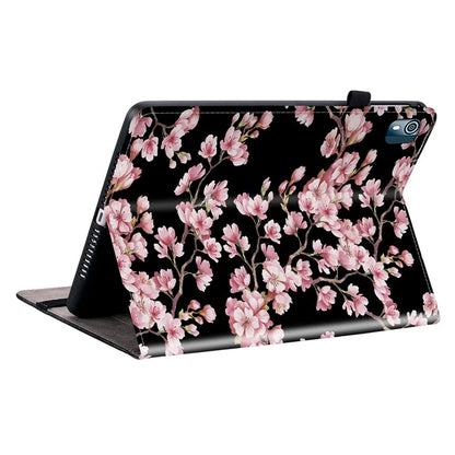 For Nokia T10 Stand Case PU Leather Pattern Printed Tablet Case