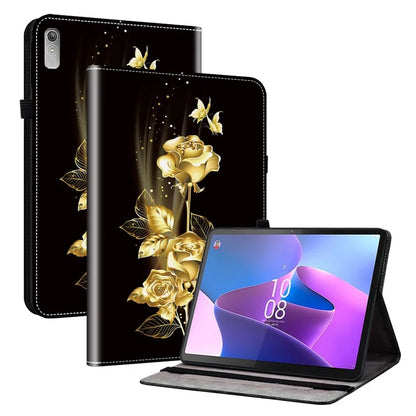 For Lenovo Tab P11 Gen 2 Case PU Leather Card Holder Tablet Cover Pattern Printing