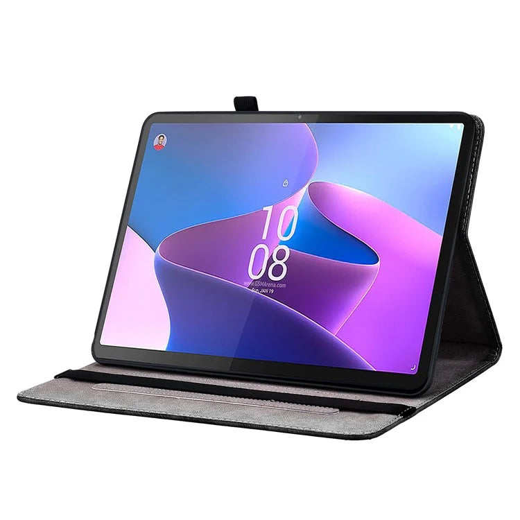 For Lenovo Tab P11 Gen 2 Case PU Leather Card Holder Tablet Cover Pattern Printing