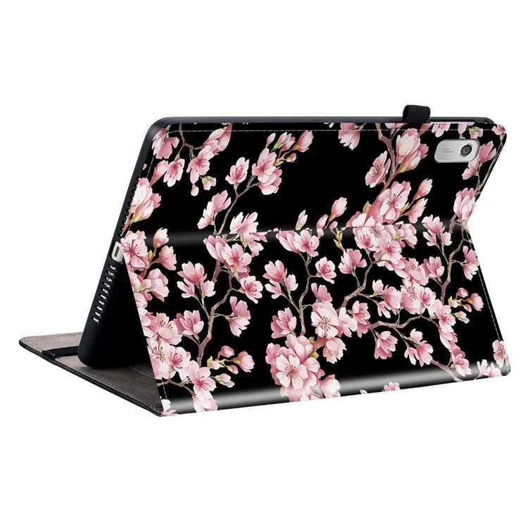 For Lenovo Tab M9 Case PU Leather Pattern Card Slots Tablet Protector