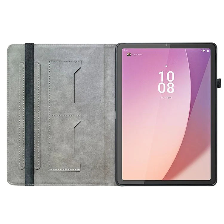 For Lenovo Tab M9 Case PU Leather Pattern Card Slots Tablet Protector