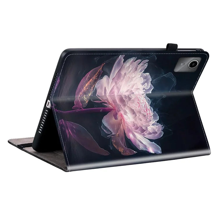 For Lenovo Tab M11 / Xiaoxin Pad 11 2024 Case Stand Function PU Leather Pattern Printed Tablet Cover