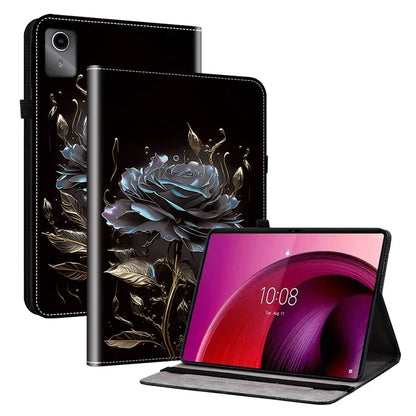 For Lenovo Tab M11 / Xiaoxin Pad 11 2024 Case Stand Function PU Leather Pattern Printed Tablet Cover