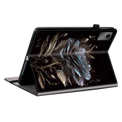 For Lenovo Tab M11 / Xiaoxin Pad 11 2024 Case Stand Function PU Leather Pattern Printed Tablet Cover