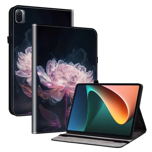 For Xiaomi Pad 5 / Pad 5 Pro Tablet Case Stand PU Leather Pattern Print Shockproof Cover