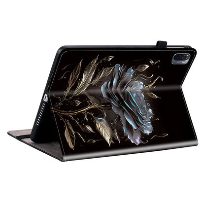 For Xiaomi Pad 5 / Pad 5 Pro Tablet Case Stand PU Leather Pattern Print Shockproof Cover