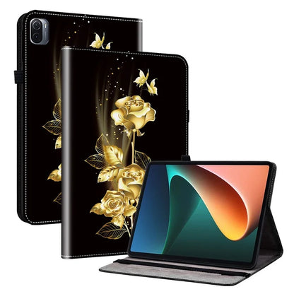 For Xiaomi Pad 5 / Pad 5 Pro Tablet Case Stand PU Leather Pattern Print Shockproof Cover