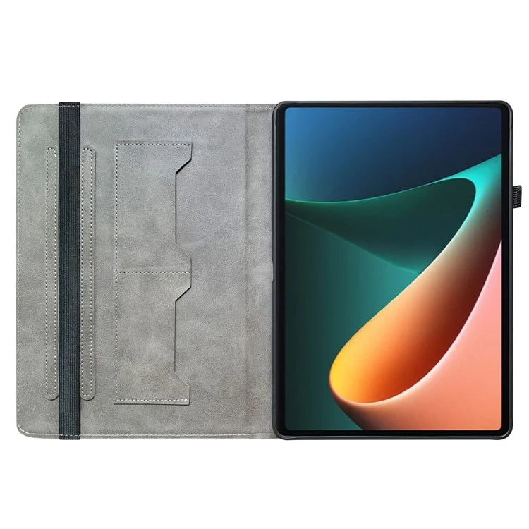 For Xiaomi Pad 5 / Pad 5 Pro Tablet Case Stand PU Leather Pattern Print Shockproof Cover