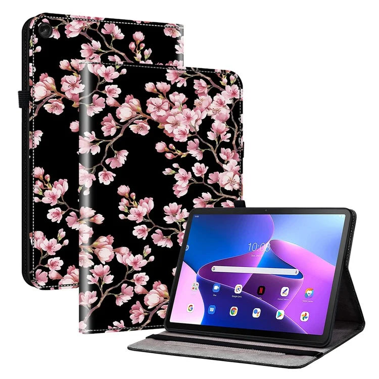 For Lenovo Tab M10 (Gen 3) Stand Case Pattern Print PU Leather Tablet Cover