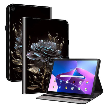For Lenovo Tab M10 (Gen 3) Stand Case Pattern Print PU Leather Tablet Cover
