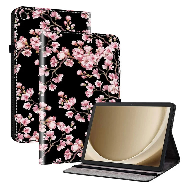 Stand Case for Samsung Galaxy Tab A9+ Pattern Print PU Leather Tablet Cover