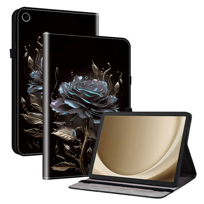 Stand Case for Samsung Galaxy Tab A9+ Pattern Print PU Leather Tablet Cover