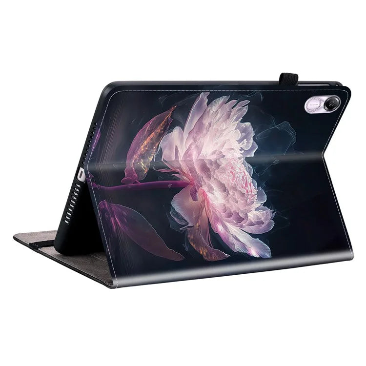 For Honor Pad X8 Pro / Pad X9 Case PU Leather Pattern Printed Tablet Cover with Stand