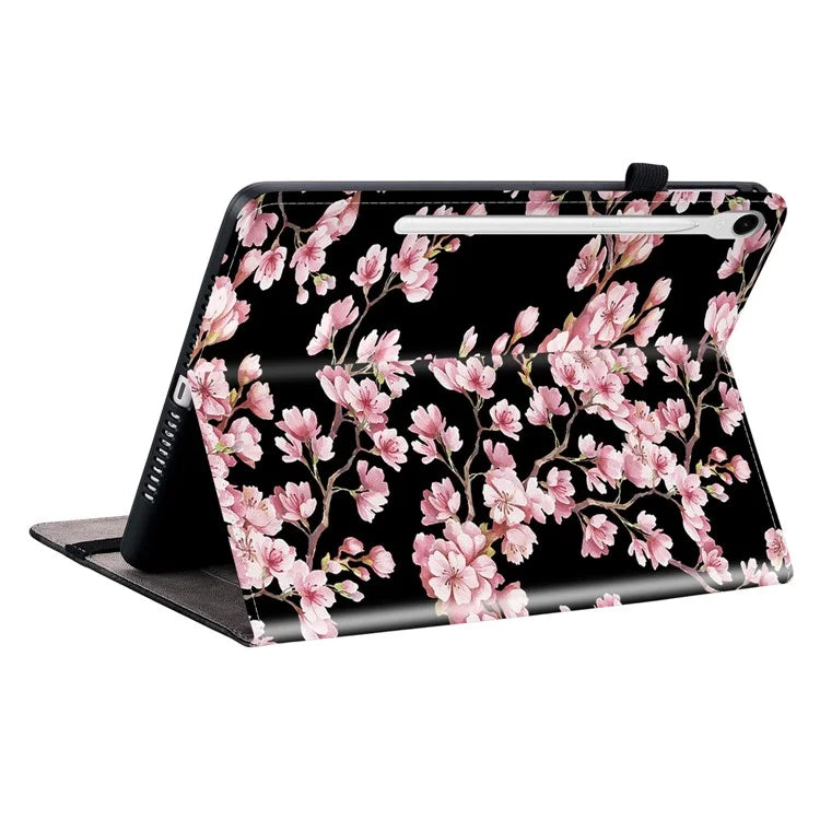 For Samsung Galaxy Tab S9 Tablet Case Anti-Drop Leather Flip Stand Pattern Printing Shell