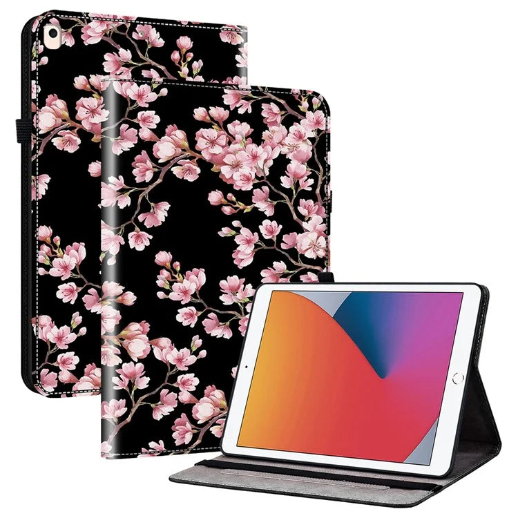 For iPad Air (2013)  /  Air 2  /  iPad 9.7-inch (2017)  /  (2018) Case Leather Card Holder Cover with Pens Slot
