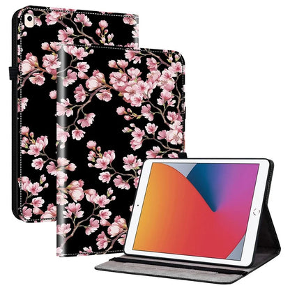 For iPad Air (2013)  /  Air 2  /  iPad 9.7-inch (2017)  /  (2018) Case Leather Card Holder Cover with Pens Slot