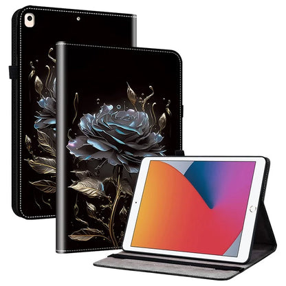 For iPad Air (2013)  /  Air 2  /  iPad 9.7-inch (2017)  /  (2018) Case Leather Card Holder Cover with Pens Slot