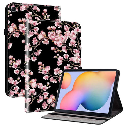 For Samsung Galaxy Tab S6 Lite (2020) / (2022) / (2024) Case Pattern Printing Tablet Stand Shell with Card Slots