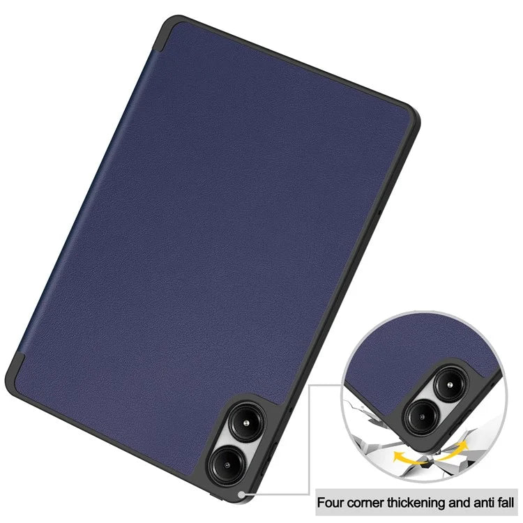 For Xiaomi Redmi Pad Pro / Redmi Pad Pro 5G / Poco Pad Tablet Case Tri-Fold Stand Shock-Absorbent Leather Cover with Pen Slot