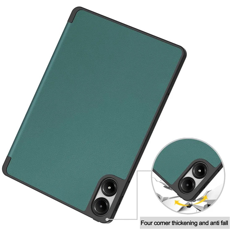 For Xiaomi Redmi Pad Pro / Redmi Pad Pro 5G / Poco Pad Tablet Case Tri-Fold Stand Shock-Absorbent Leather Cover with Pen Slot