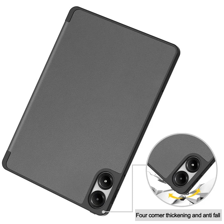 For Xiaomi Redmi Pad Pro / Redmi Pad Pro 5G / Poco Pad Tablet Case Tri-Fold Stand Shock-Absorbent Leather Cover with Pen Slot