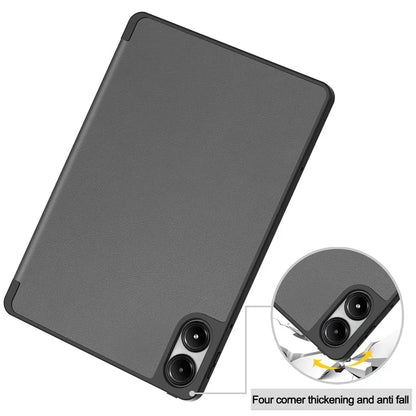 For Xiaomi Redmi Pad Pro / Redmi Pad Pro 5G / Poco Pad Tablet Case Tri-Fold Stand Shock-Absorbent Leather Cover with Pen Slot