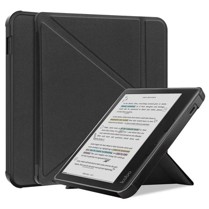 Stand Case for Kobo Libra Colour eReaders PU Leather Sleeve Cover with Auto Wake / Sleep