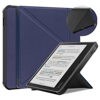 Stand Case for Kobo Libra Colour eReaders PU Leather Sleeve Cover with Auto Wake / Sleep