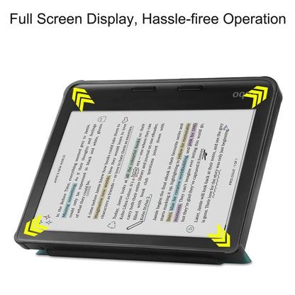 Stand Case for Kobo Libra Colour eReaders PU Leather Sleeve Cover with Auto Wake / Sleepish Green