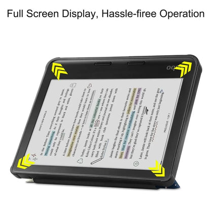 For Kobo Libra Colour Case Pattern Print Leather ebook Reader Cover