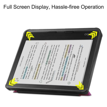 For Kobo Libra Colour Case Pattern Print Leather ebook Reader Cover