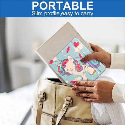 For Kobo Libra Colour Case Pattern Print Leather ebook Reader Cover
