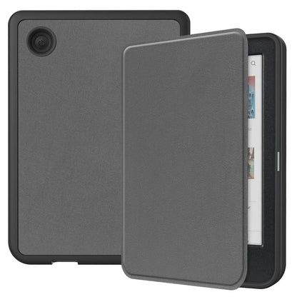 For Kobo Clara Colour PU Leather Sleeve Smart Wake  /  Sleep Cover eReader Protective Case