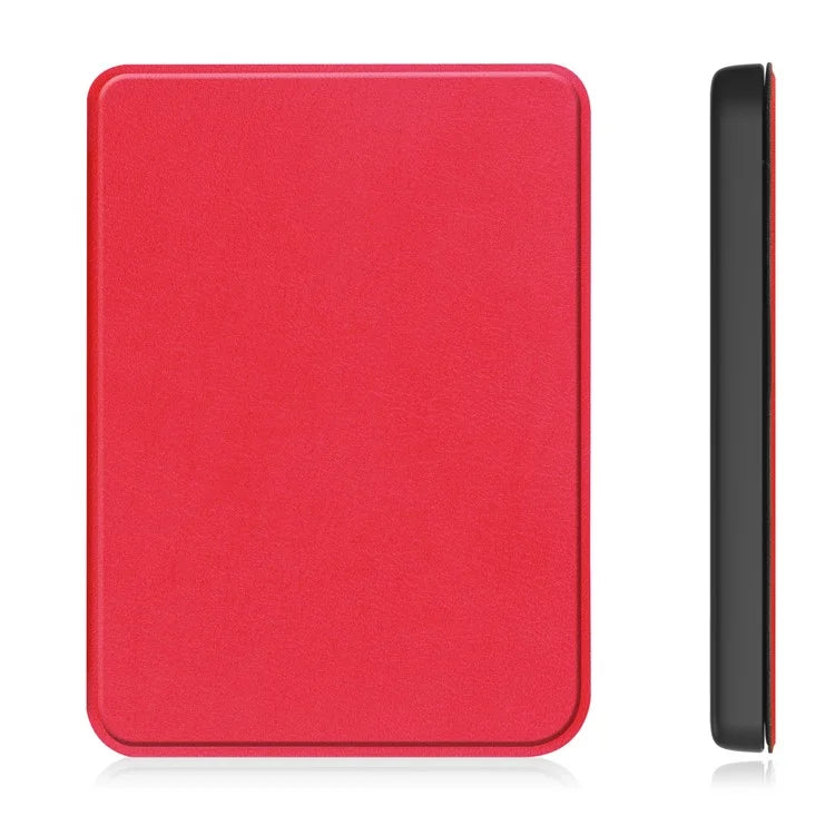 For Kobo Clara Colour PU Leather Sleeve Smart Wake  /  Sleep Cover eReader Protective Case