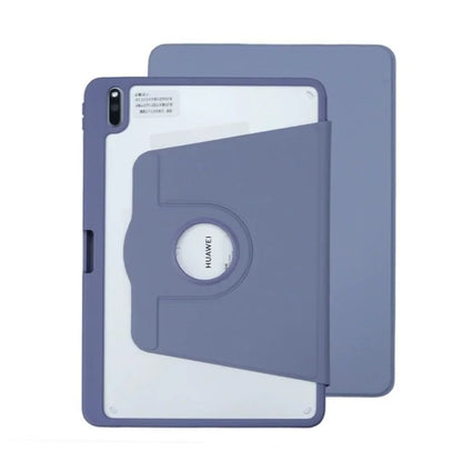 For Huawei MatePad 11 (2021) Case PU Leather Tablet Shell Rotating Stand with Pencil Holder