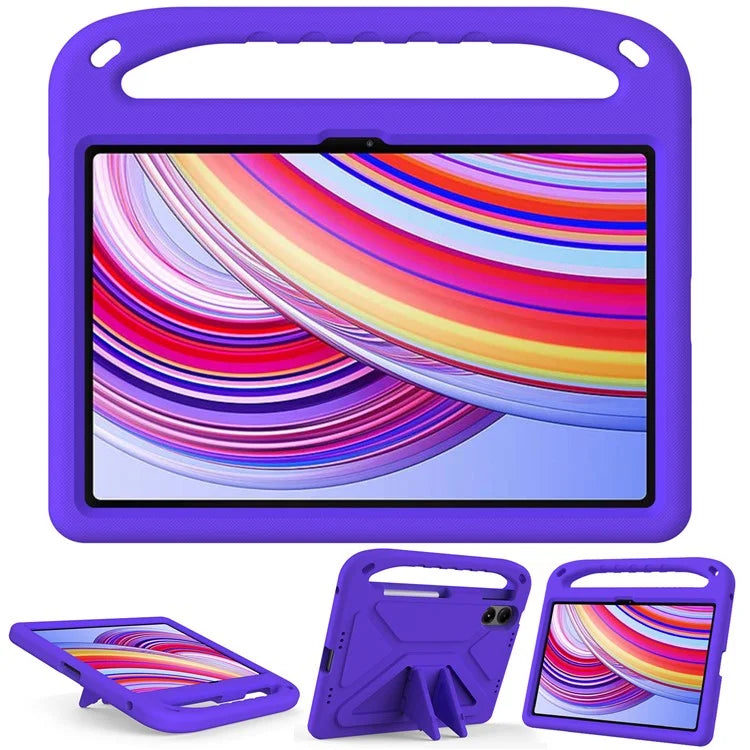 For Xiaomi Redmi Pad Pro / Redmi Pad Pro 5G / Poco Pad EVA Case Hand Grip Kickstand Tablet Cover Wholesale